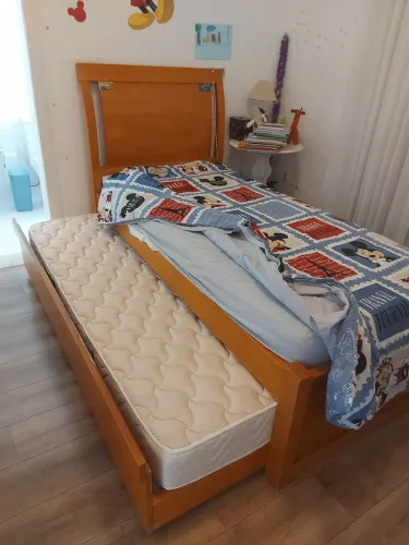 Bicama solteiro madeira maciça
