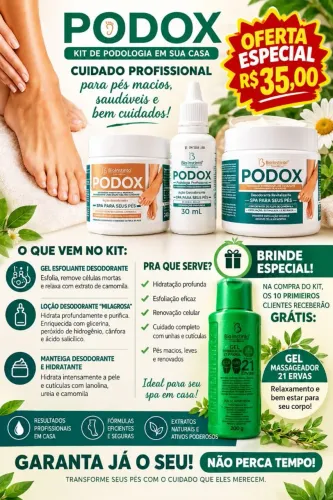Kit Podologia na sua Casa - Podox