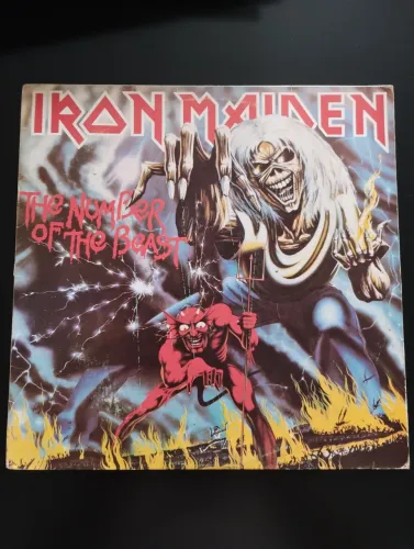 LP Disco de Vinil Iron Maiden - The Number of the Beast RARO Heavy Metal Bruce Dickinson