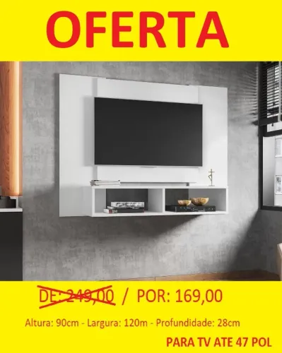 Painel dois nichos em promoção Design de ponta e alta resistencia