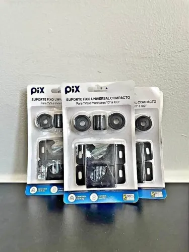 Suporte Universal para TV de 10 a 100 Polegadas com Buchas e Parafusos a Pronta Entrega