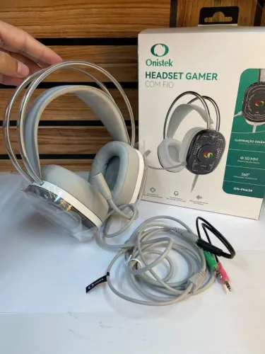 Headset Gamer com Fio com Led RGB Onistek ON-FN639