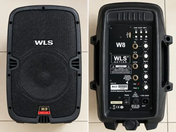 Caixa de som/Amplificador WLS Active W8 USB