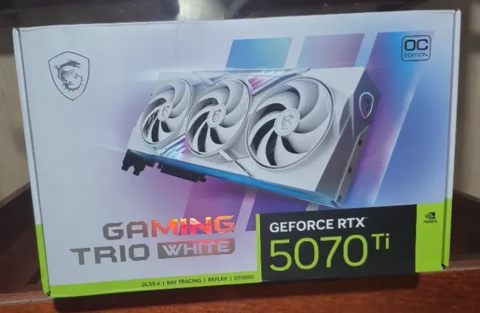 RTX 5070ti Msi Gaming Trio Oc White IMPECÁVEL E NA GARANTIA