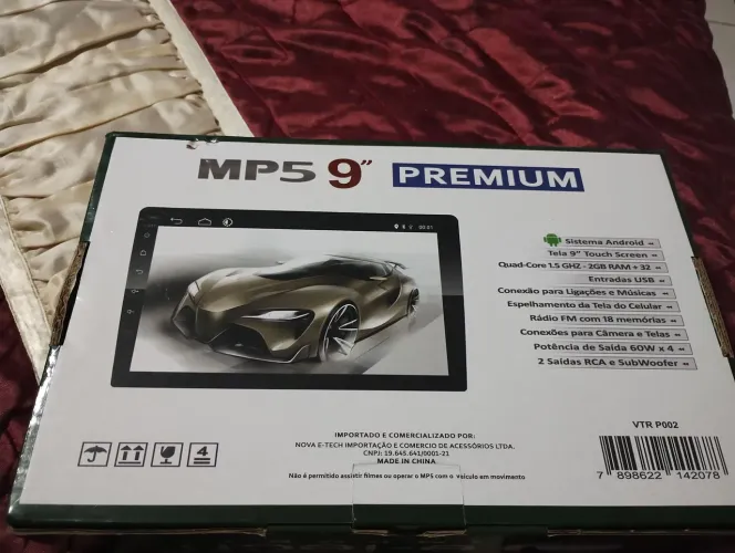Multimídia já com a moldura para Fiat Argo e Cronos