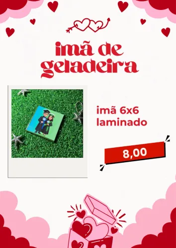 Ímã de geladeira personalizado 