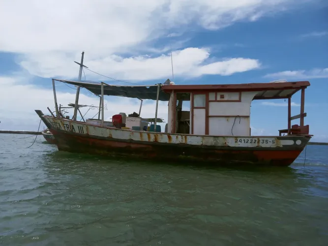 Vendo banco de pesca ou troco por um menor 