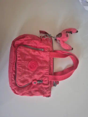 Bolsa Kipling Transversal Pequena Rosa