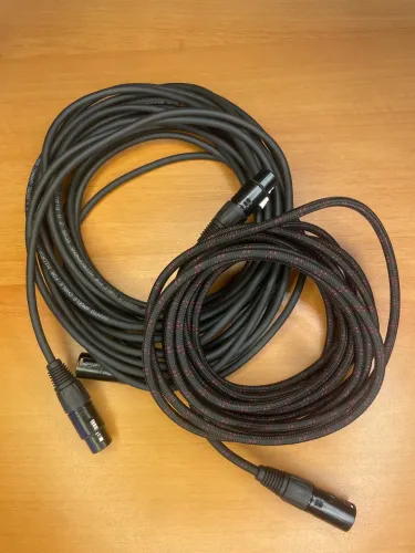 Cabo Microfone Santo Ângelo Kit com 2, um de 9m outro 4,6M