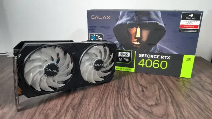 Placa de Vídeo Galax NVIDIA GeForce RTX 4060 EX 1-Click OC