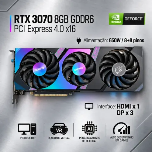 RTX 3070 8gb iGAMING Triple Fan (Revisada)