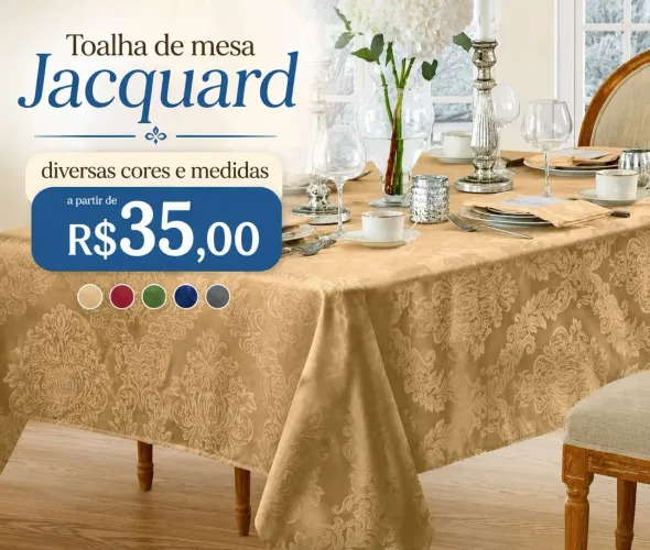 Toalha de mesa Jacquard