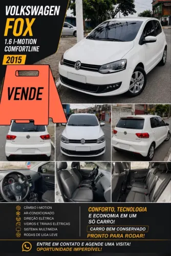 Volkswagen Fox Comfortline I Motion 1.6 Flex 8V 5P 2015