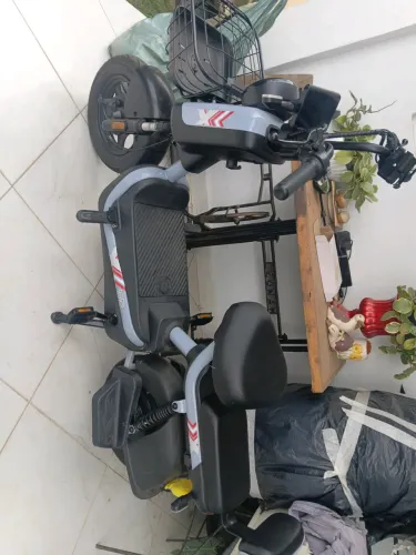 Bicicleta Elétrica 48v 800w Bateria Litio 20a 32km/h Sem Cnh Cinza