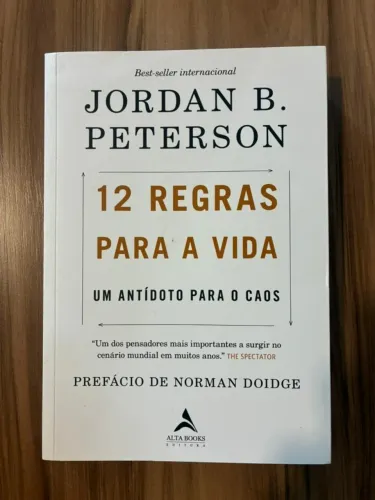 Livro 12 Regras para a Vida - Um Antídoto para o Caos - Jordan B. Peterson