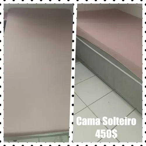 CAMA SOLTEIRO + BASE