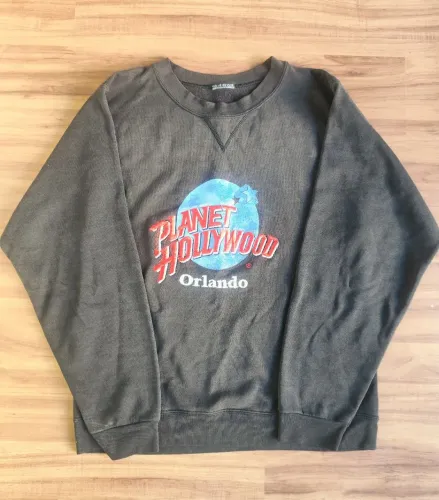 moletom planet hollywood orlando vintage