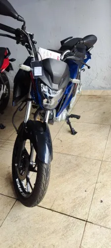 HONDA CG FAN 160 azul 2025 Shalon veículos Cariacica 
