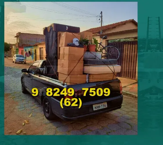 Frete! transporte de cargas em Trindade + Goiânia } Mudanças rápidas já!