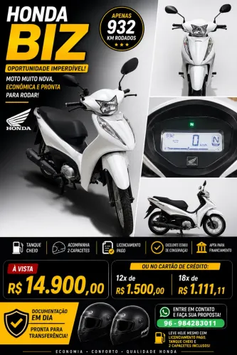 Honda Biz 125 ES 2026