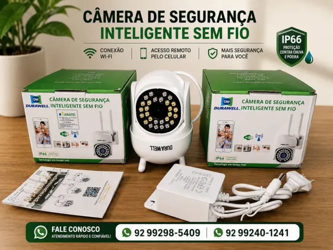 Câmera de segurança wi-fi externa