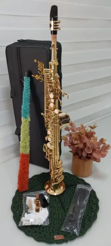 Saxofone Soprano Slade Sib Novo!
