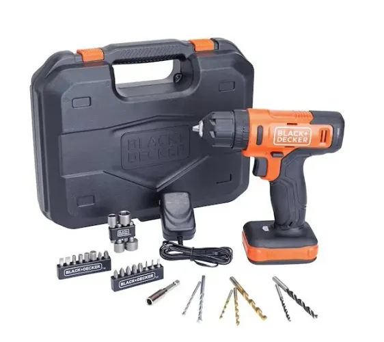 Parafusadeira/Furadeira de Impacto 3_8 10mm 12V MAX Black+Decker