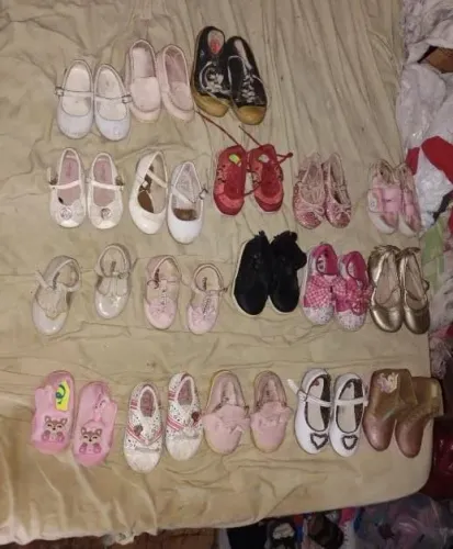 Sapatinhos e percatas infantil 