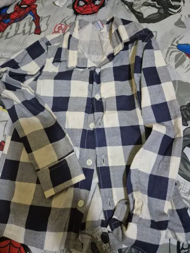 Camisa xadrez infantil