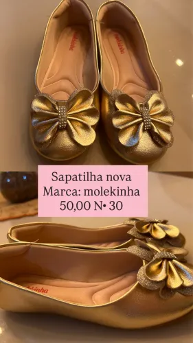 Sapatilha molekinha