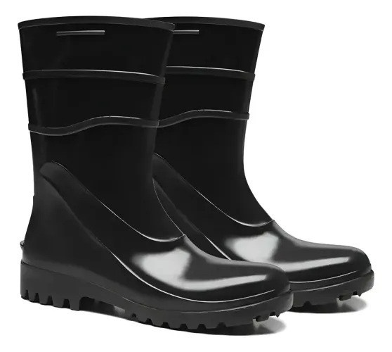 Botas de borracha cano longo impermeável 