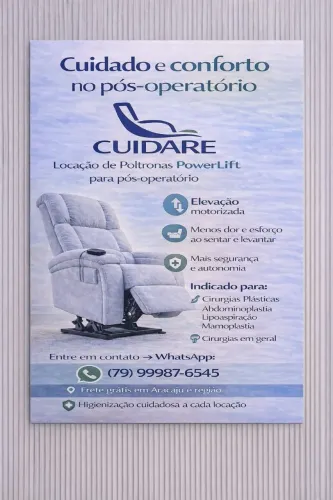 Aluguel de Poltrona PowerLift - Conforto Premium para Recuperação pós cirúrgica 