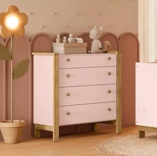 Cômoda Flora 4 gavetas