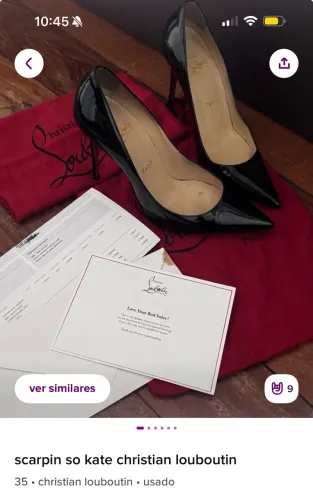 Scarpin so kate Christian louboutin 35 original