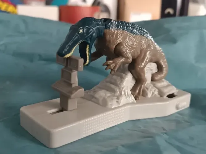boneco velociraptor jurassic park mcdonald's brinquedo