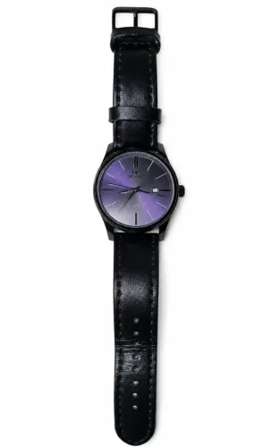 Relógio Technos Steel Masculino Preto | Couro Original | Bateria Nova