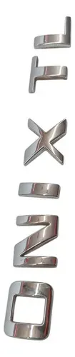 Emblema Tampa Traseira Chevrolet Onix 2014 2015 2016 2017 Cinza