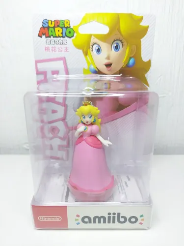 Boneco Amiibo Princesa Peach Super Mario Series Original Tencent Nintendo