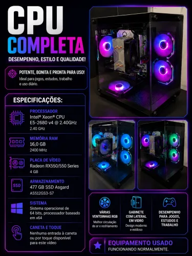 Vende CPU completo