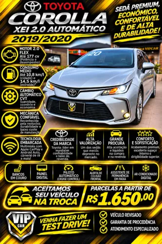 Toyota Corolla XEI 2.0 Flex 16V Aut. 2020