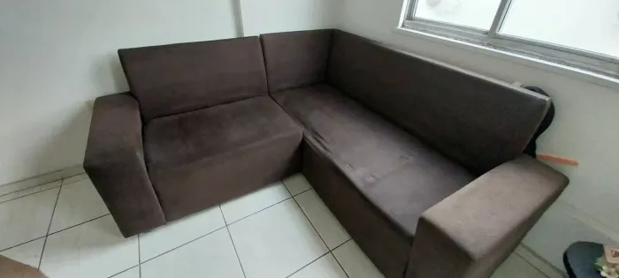 Sofá de canto 2 e 3 lugares