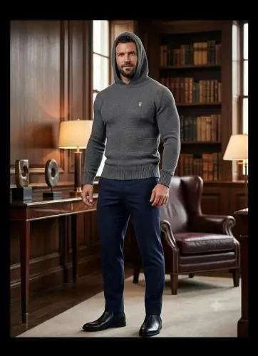 SERGIO K BLUSA LÃ trama aberta canelado texturizado linda peça