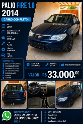 Fiat Palio Celebration 1.0 Fire Flex 8V 4P 2014