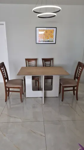 Conjunto mesa de jantar 4 lugares