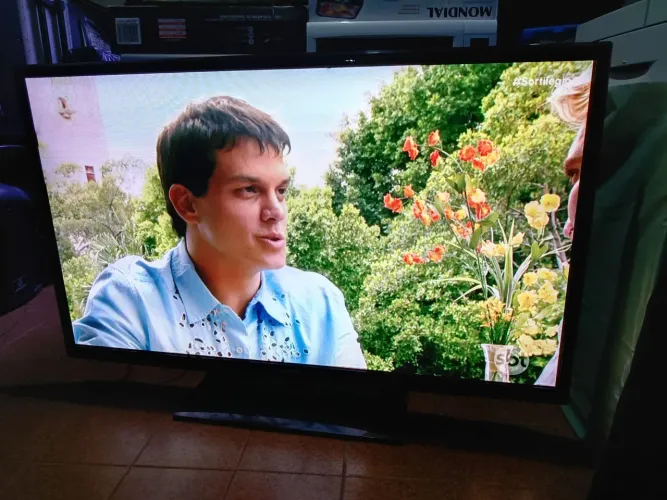 tv de plasma de 51 polegadas Samsung com conversor digital integrado 