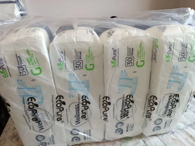 Fraldas Adulto Ecopure G Pacote com 4. 120 unidades 