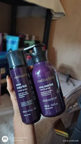 Body splash e Hidratante Boticário 