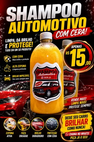 Shampoo Automotivo Com Cera 