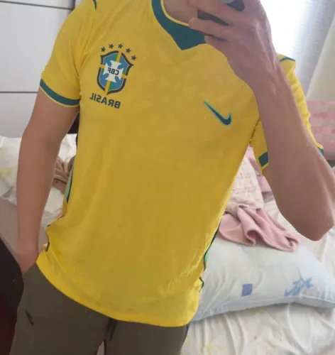 Camisa do Brasil 2026 Amarela Modelo Jogador camiseta do Brasil camisa da seleção