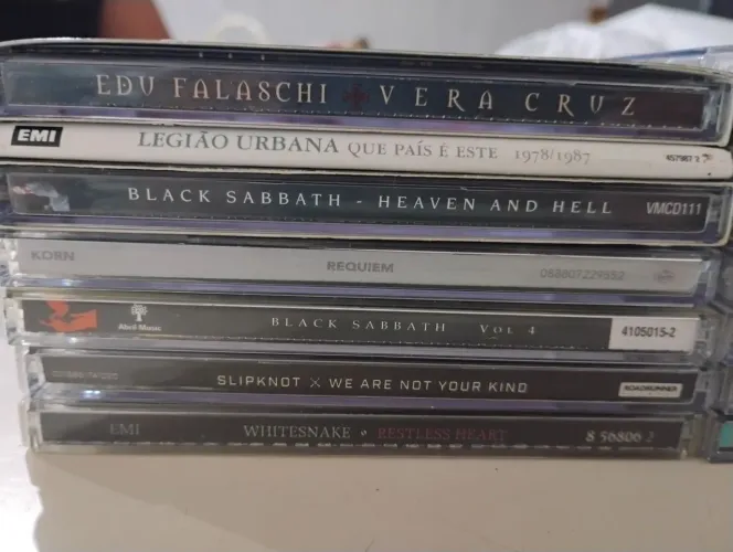 Lote de Cds Rock e Metal Originais